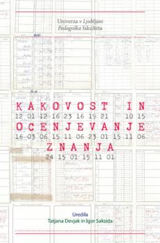 Naslovnica za Kakovost in ocenjevanje znanja