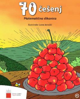 Naslovnica za 70 češenj: matematična slikanica
