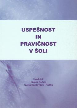 Naslovnica za Uspešnost in pravičnost v šoli