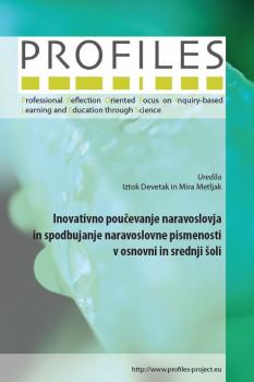 Naslovnica za Inovativno poučevanje naravoslovja in spodbujanje naravoslovne pismenosti v osnovni in srednji šoli