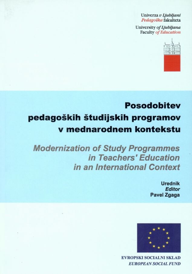 Posodobitev pedagoških študijskih programov v mednarodnem kontekstu